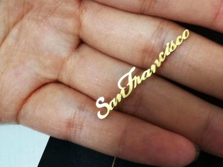 Fiber Laser Cut Gold Jewelry Project