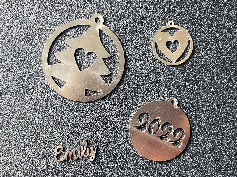 Fiber Laser Cut Stainless Steel Jewelry Projects