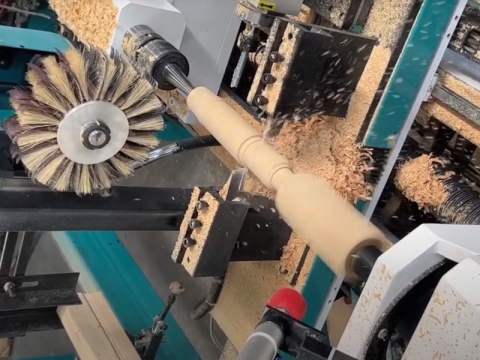 High Performance CNC Wood Lathe for Stair Baluster Turning