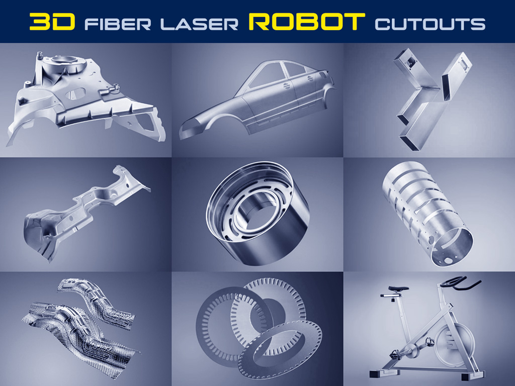 3D Robotic Fiber Laser Cutting Machine for Auto Parts