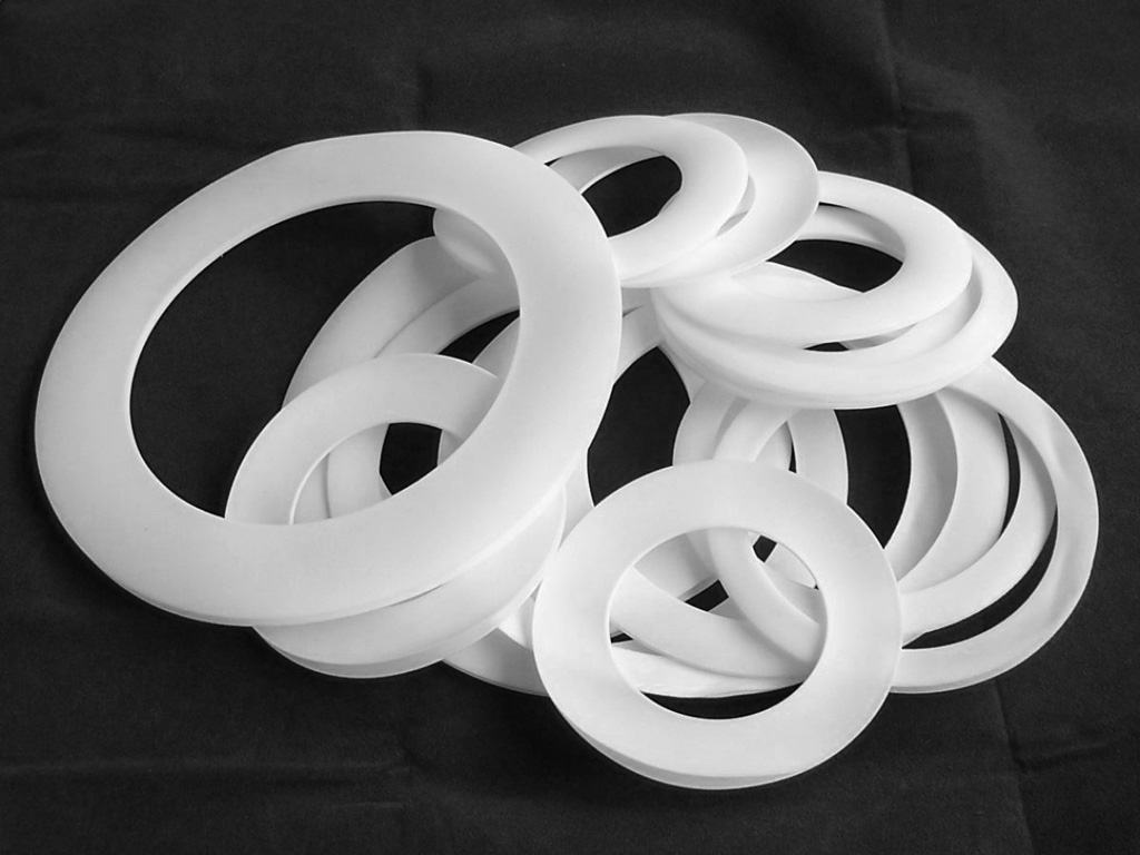 CNC Knife Cutting PTFE Gaskets