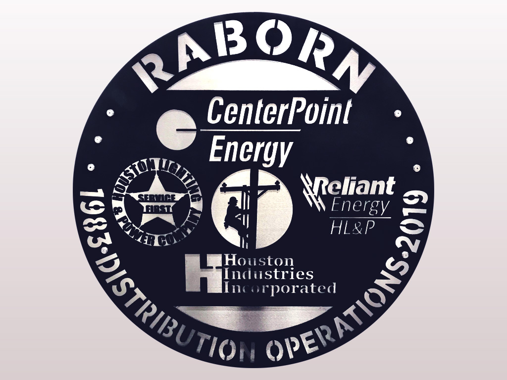 Fiber laser cutting mild steel signs