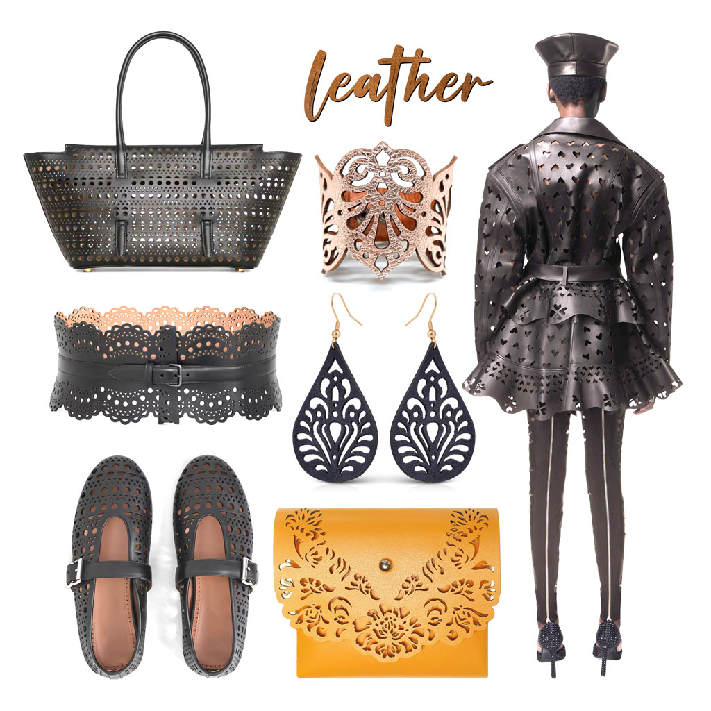 Laser Cut Leather Projects