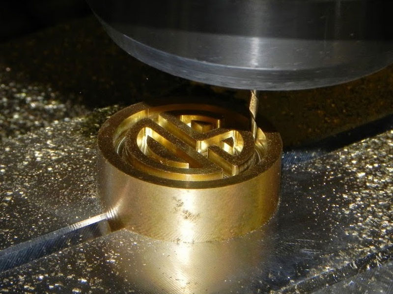 CNC metal engraving project