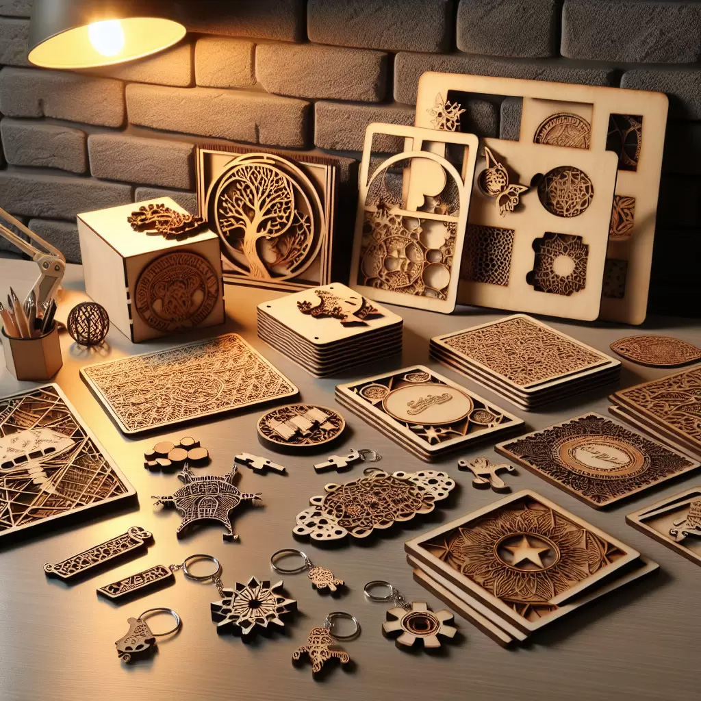 Laser cut & engraved wood arts & crafts Laser cut & engraved wood arts & crafts