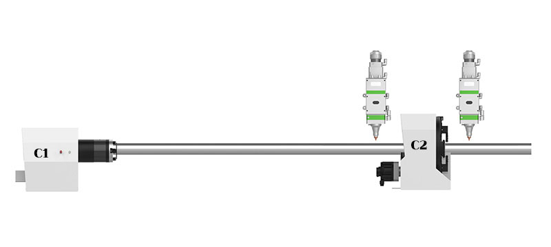 Chuck jumping for short tailings