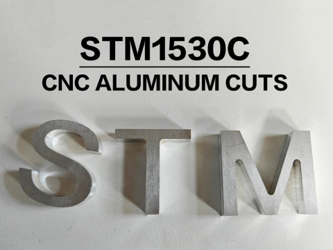 STM1530C ATC CNC Router Cutting Aluminum with Tool Changer STM1530C ATC CNC Router Cutting Aluminum with Tool Changer