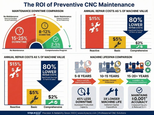 CNC Machine Maintenance Checklist: Reduce Downtime By 45%