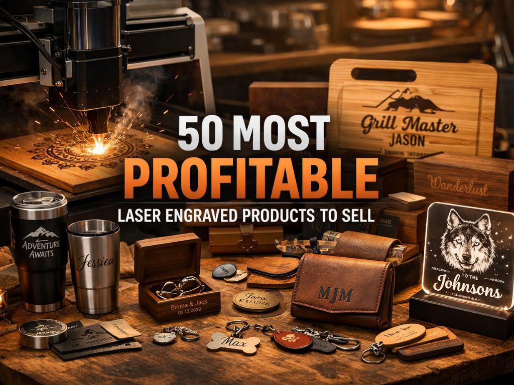 50 Profitable Laser Engraved Products That Sell Fast