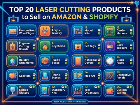 20 sản phẩm cắt laser bán chạy nhất trên Amazon & Shopify 20 sản phẩm cắt laser bán chạy nhất trên Amazon & Shopify