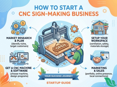How to Start a CNC Sign-Making Business | Startup Guide How to Start a CNC Sign-Making Business | Startup Guide