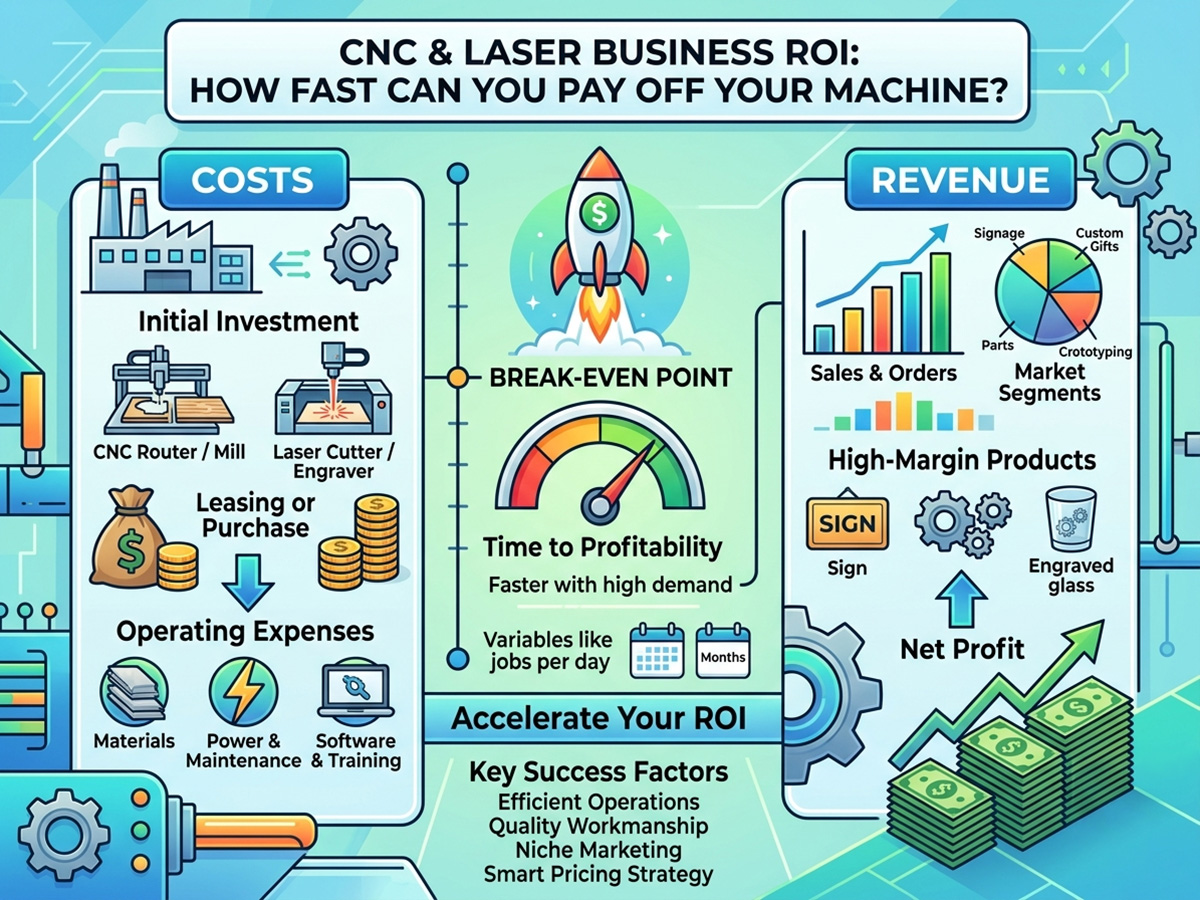 CNC and Laser Business ROI: How Fast Can You Pay Off Your Machine?