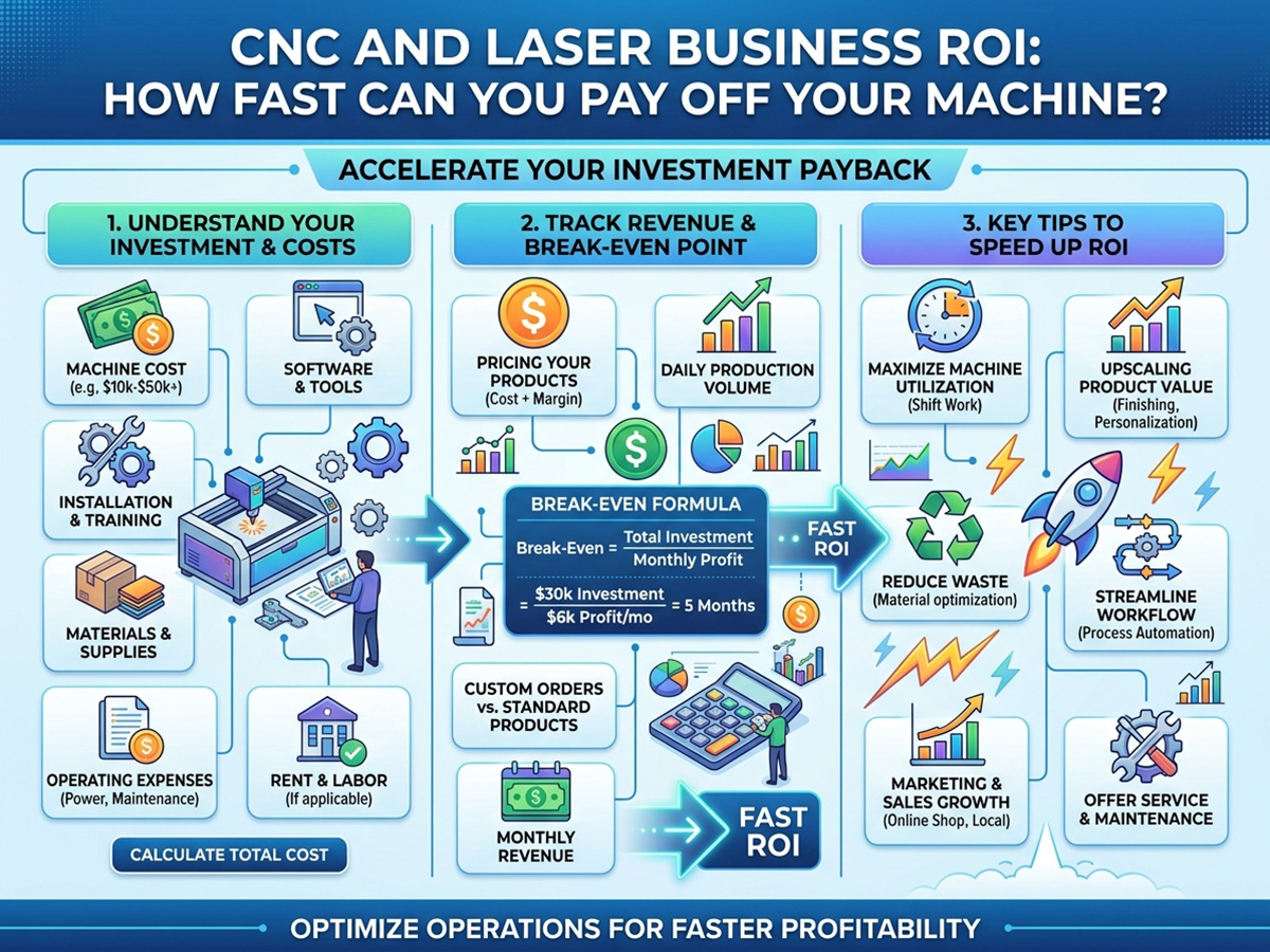 ROI Analysis for CNC Routers and Laser Machines