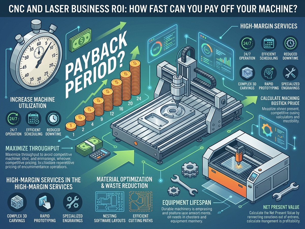 Return on Investment Analysis for CNC Routers and Laser Machines
