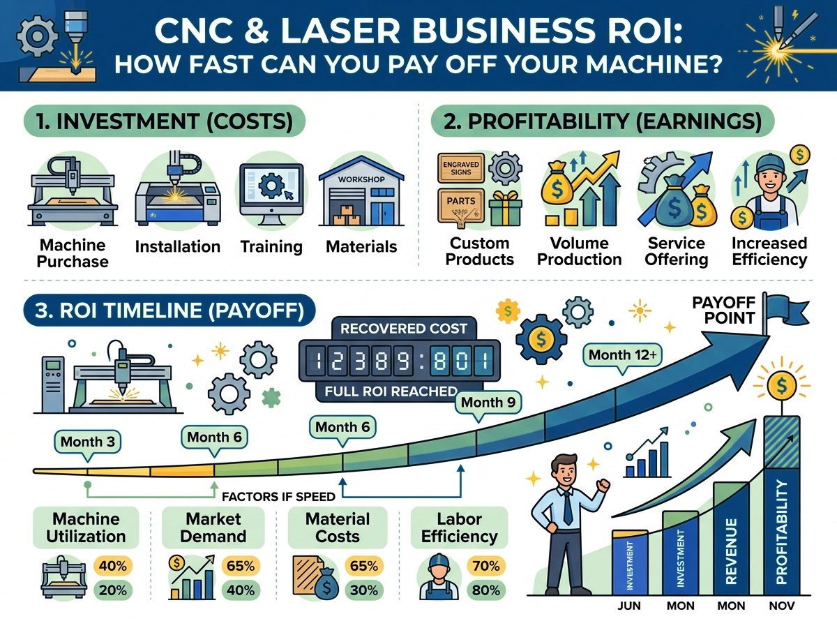 How Fast Can You Pay Off Your CNC Router or Laser Machine?