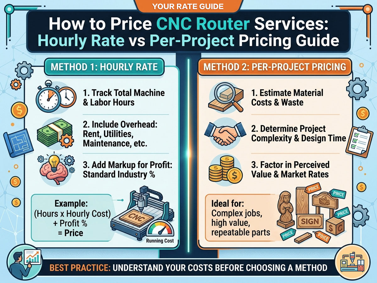 How to Price CNC Router Services | Rate Guide