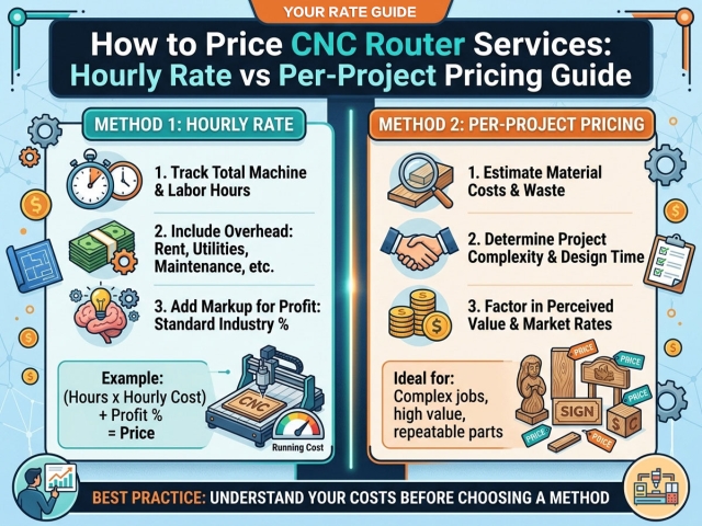 Hướng dẫn định giá dịch vụ máy Bộ định tuyến CNC | Bảng giá