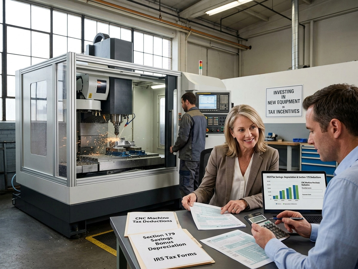CNC Machine Tax Deductions: Section 179 Write-Off Guide for Equipment & Software