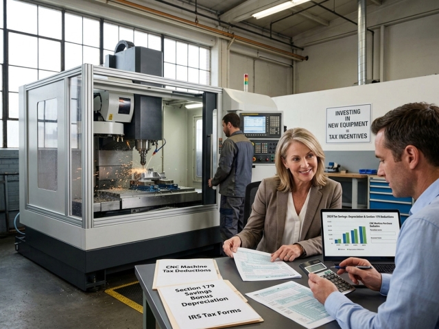 CNC Machine Tax Deductions: Section 179 Write-Off Guide for Equipment & Software