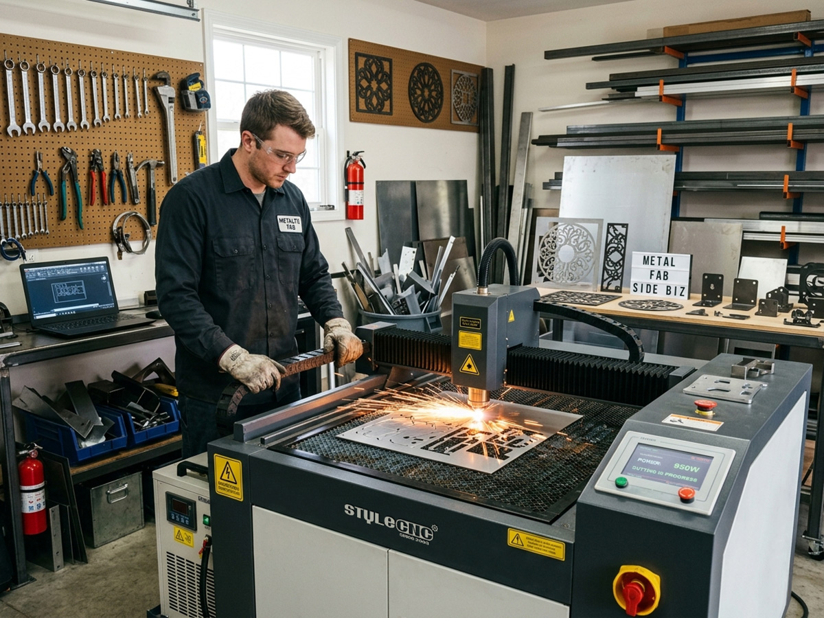 Launching Your Side Hustle in Metalworking with a Fiber Laser Cutting Machine