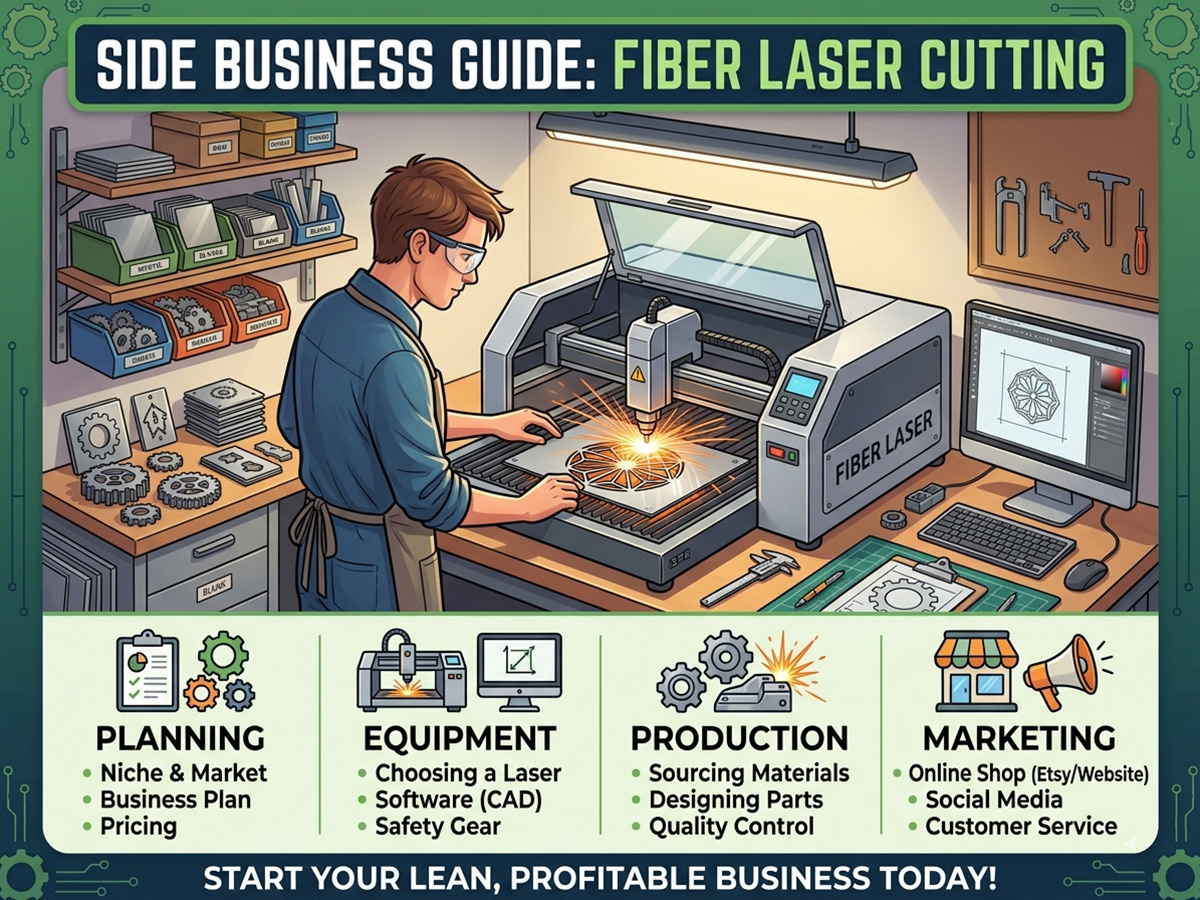 Starting a Metal Fabrication Side Business with a Fiber Laser Cutter