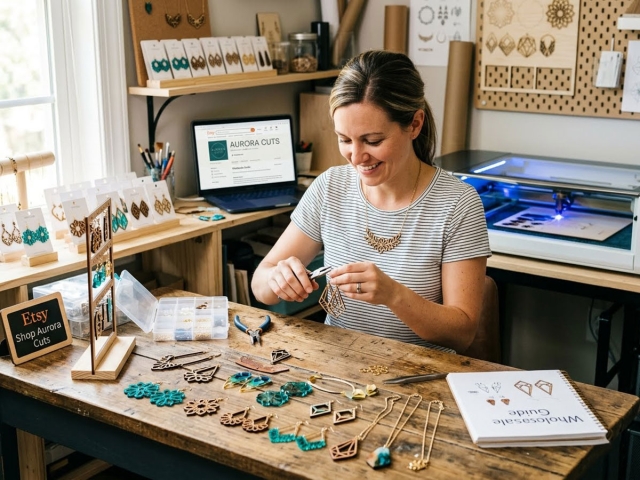 Laser-Cut Jewelry Business: Etsy Startup to Wholesale Guide