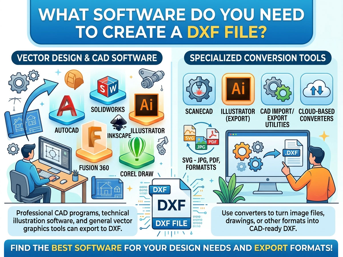 Most Popular Software for Creating DXF Files Most Popular Software for Creating DXF Files