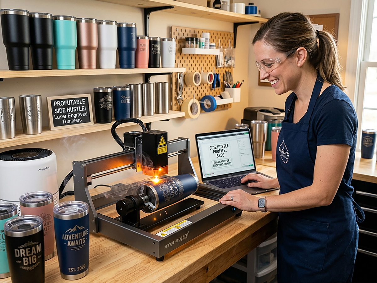 Laser Engraved Tumbler Business: Start a Profitable Side Hustle Laser Engraved Tumbler Business: Start a Profitable Side Hustle