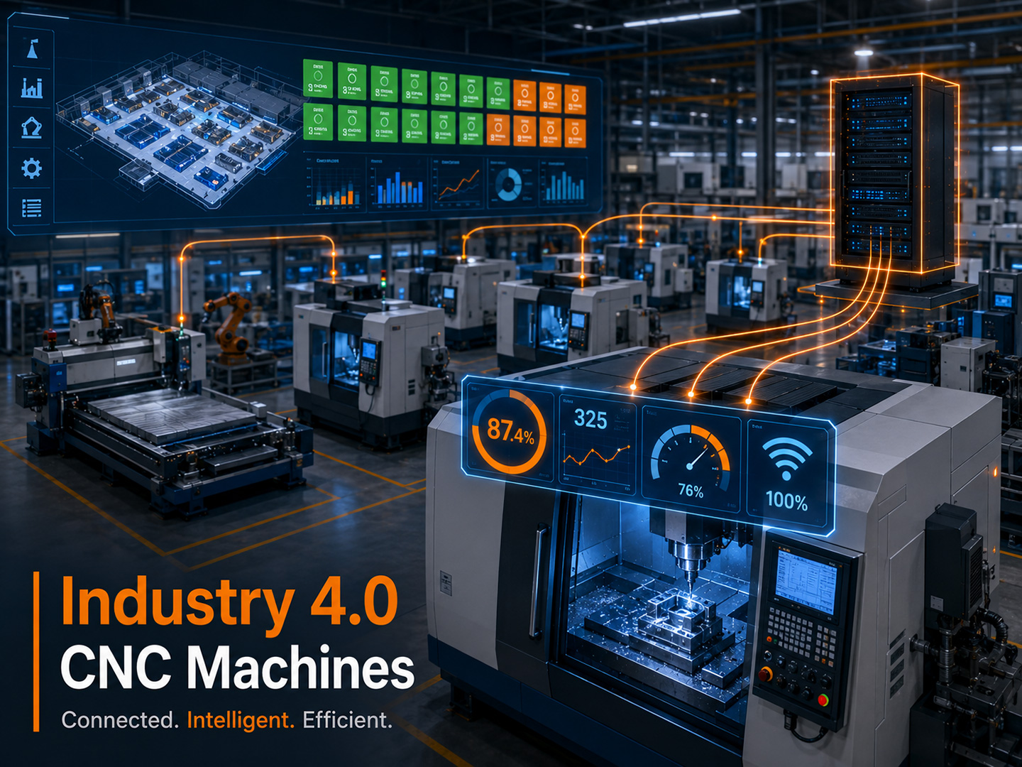 Industry 4.0数控Machines: A Smart Factory Integration Guide