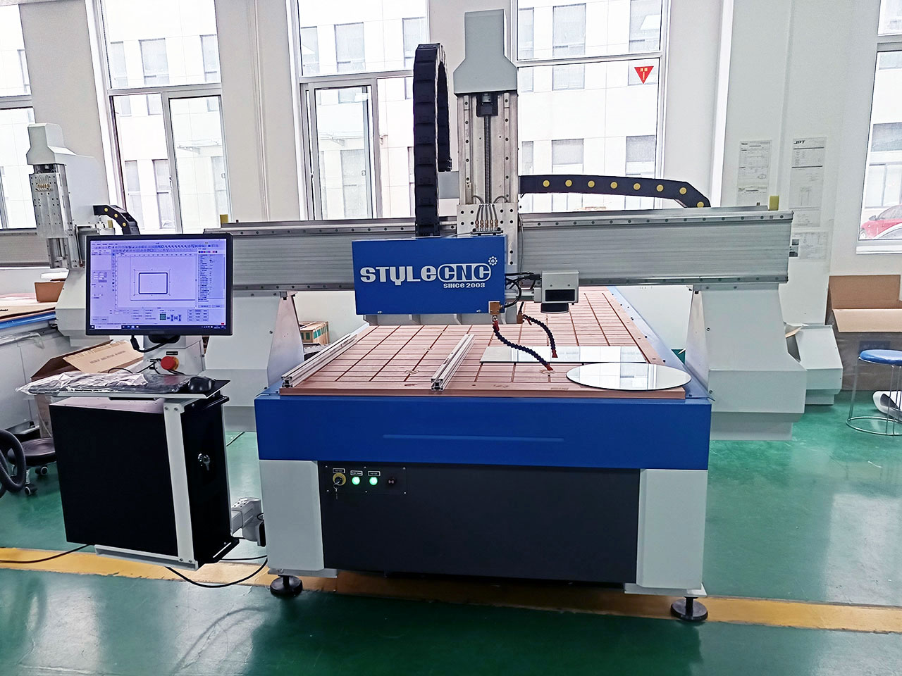 Full Size 4x8 Fiber Laser Engraver for LED Mirror Making Full Size 4x8 Fiber Laser Engraver for LED Mirror Making