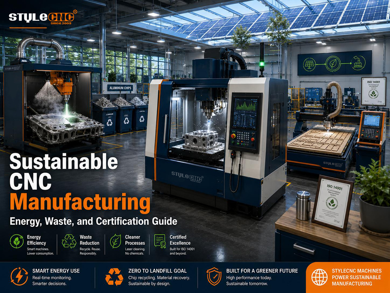 Sustainable CNC Manufacturing: Energy, Waste & Certifications
