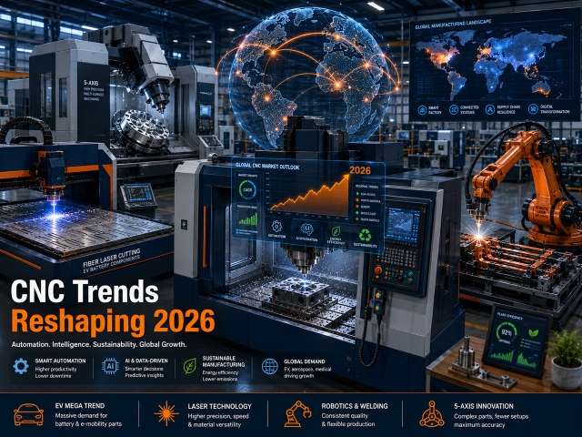 CNC Machining Trends 2026: Complete Industry Outlook & Data