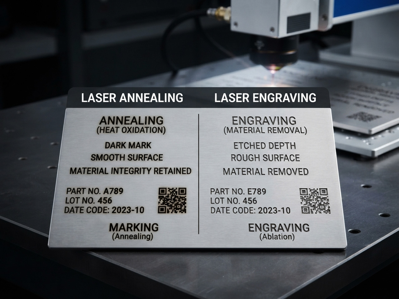 Laser Engraving vs Annealing on Stainless Steel Laser Engraving vs Annealing on Stainless Steel