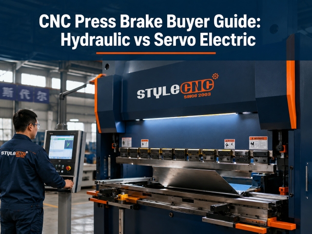 CNC Press Brake Guide: Hydraulic vs Servo Electric | STYLECNC