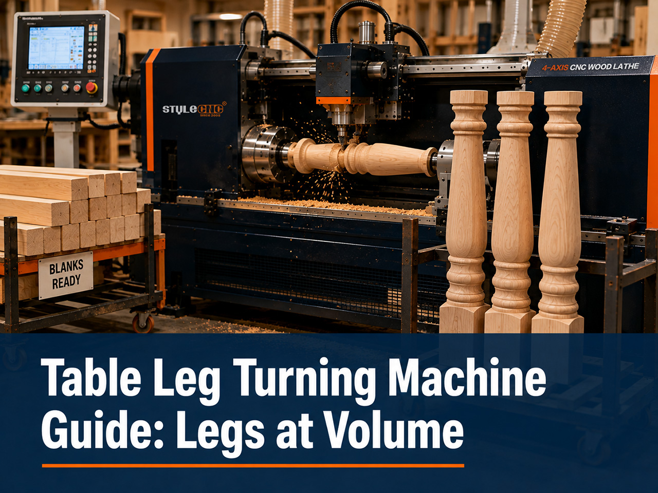 Table Leg Turning Machine Guide: Legs at Volume