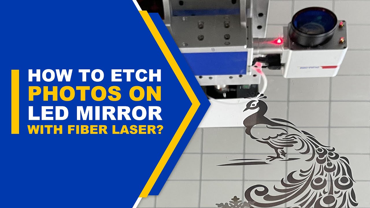 Full Size 4x8 Fiber Laser Engraver for LED Mirror Making Full Size 4x8 Fiber Laser Engraver for LED Mirror Making