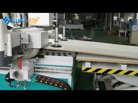 Full Automatic Flatbed CNC Router for Home Furniture Making Full Automatic Flatbed CNC Router for Home Furniture Making