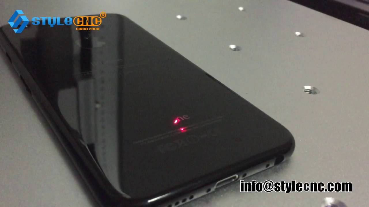 Jet Black iPhone 7 Laser Engraving Machine with MOPA Laser