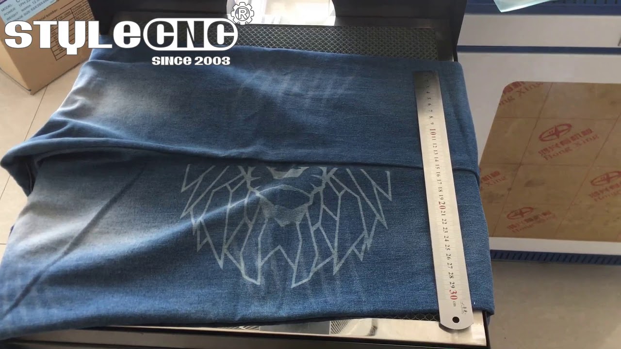 CO2 Laser Marking Machine for Jeans Engraving Projects CO2 Laser Marking Machine for Jeans Engraving Projects