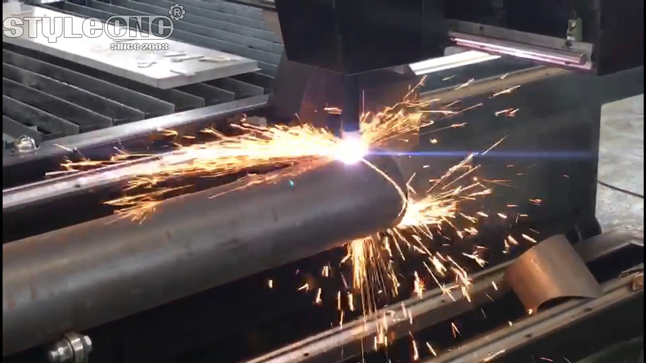 Round Steel Tube Plasma Cutter Machine STP1530R Round Steel Tube Plasma Cutter Machine STP1530R