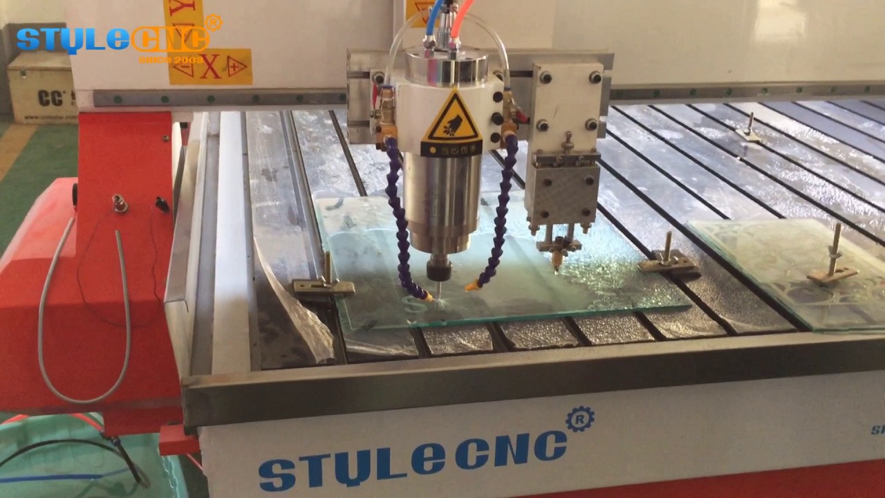 CNC Glass Carving and Cutting Machine Samples
