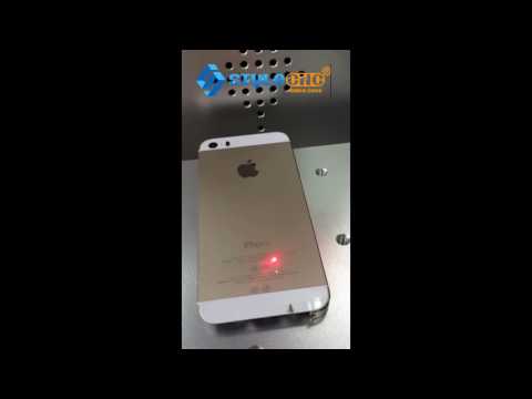 20W MOPA Fiber Laser Marking IMEI on iPhone Back Cover 20W MOPA Fiber Laser Marking IMEI on iPhone Back Cover