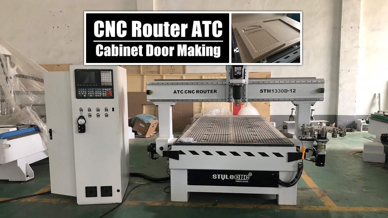 Alat Changer otomatis CNC Router kanggo Kabinet Door Making
