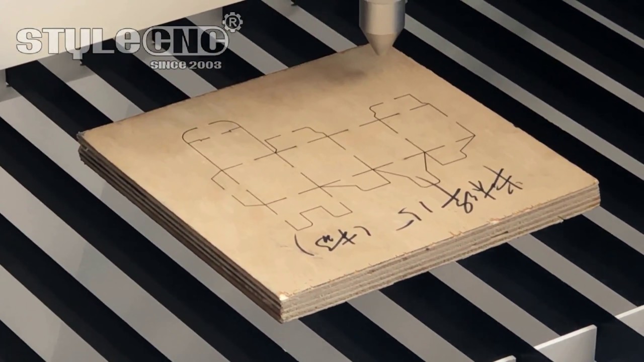 130W CO2 激光切割機(jī) 15m米模切板膠合板切割
