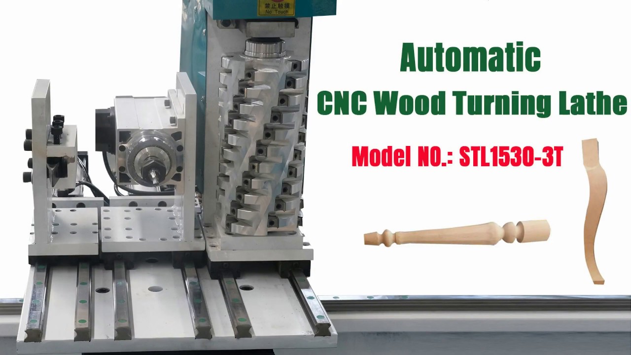 Multifunctional CNC Wood Lathe with Automatic Feeder Multifunctional CNC Wood Lathe with Automatic Feeder