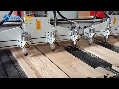 Multi Head CNC Router for 3D Wood Relief Carving Multi Head CNC Router for 3D Wood Relief Carving