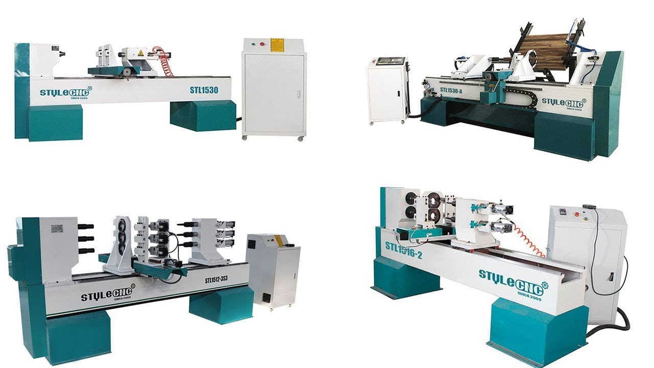 CNC Wood Lathe for Turning, Grooving, Carving in Romania