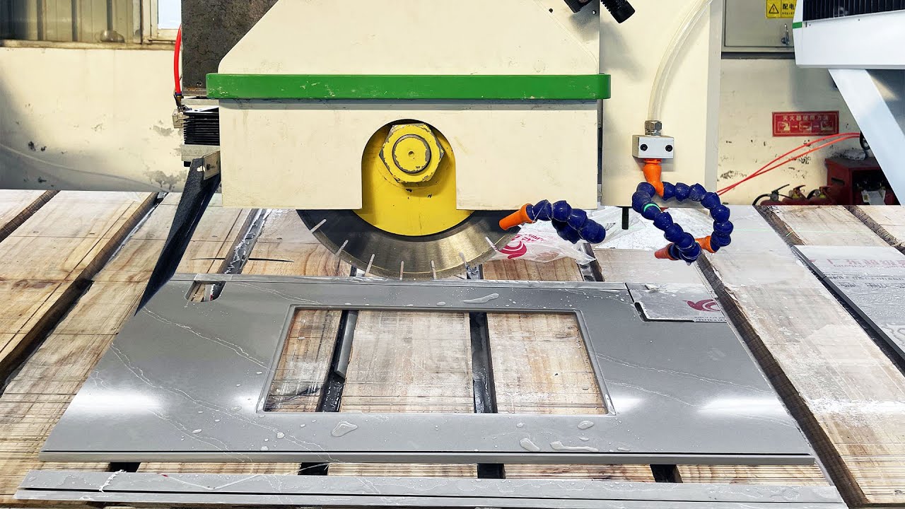 4+1 Auto Stone CNC Bridge Saw for Sink Cutout In Countertop 4+1 Auto Stone CNC Bridge Saw for Sink Cutout In Countertop