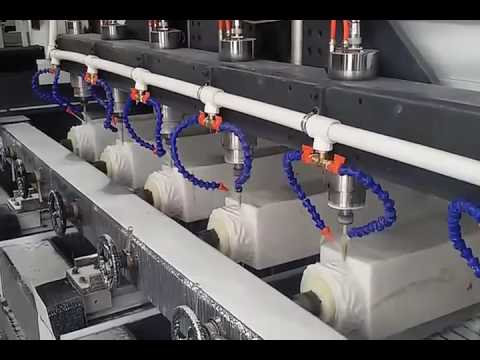 Multi Head 3D CNC Stone Carving Machine for Marble Columns Multi Head 3D CNC Stone Carving Machine for Marble Columns