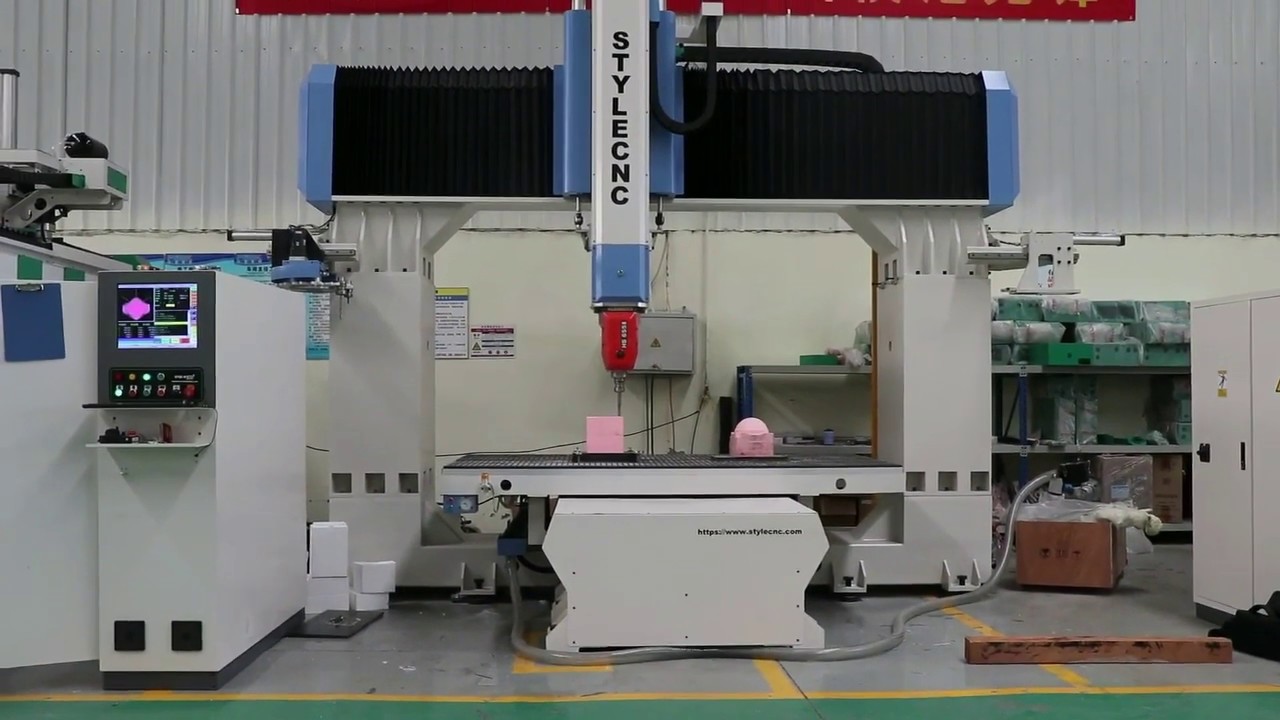 5 Axis CNC Router Inspection & Testing for US Clients 5 Axis CNC Router Inspection & Testing for US Clients